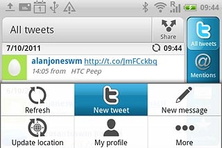 Press New tweet.Write the required text.