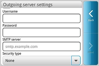 Press the drop down list below Security type.
