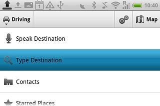 Type Destination, go to 2b.