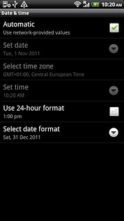 When the box next to the menu item is ticked (V), the function is turned on.