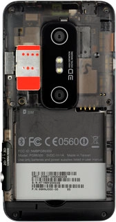 Place your SIM as illustrated below the SIM holder.Slide the SIM into the SIM holder.