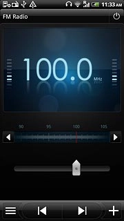 Press + at the bottom of the display.