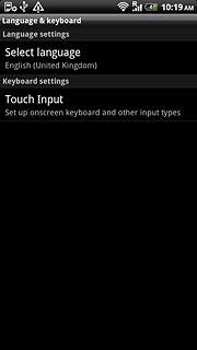 Press Select language.