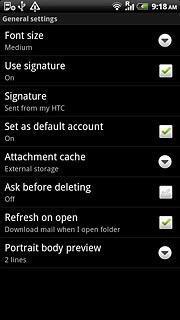 When the box next to the menu item is ticked (V), the function is turned on.