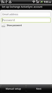 Press Password and key in your password.