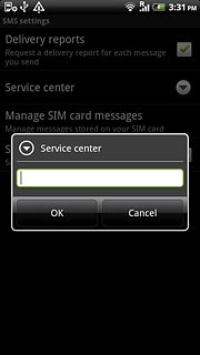 Key in +61415011501 and press OK.