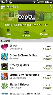 To search by category:Press Apps or Games.Go to the required category.