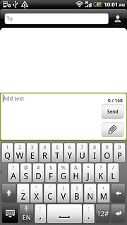 Press once on each letter to write the required word.A number of words based on the letters you've keyed in are displayed.