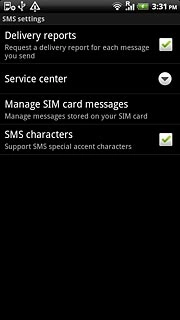 When the box next to the menu item is ticked (V), the function is turned on.