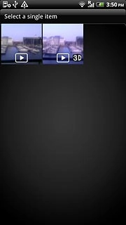 Press the required video clip.