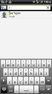 Press the required contacts.
