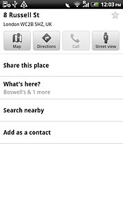 Press the favourite icon (a star) at the top of the display.