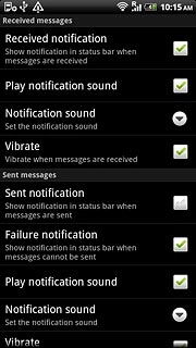 Press Notification sound.