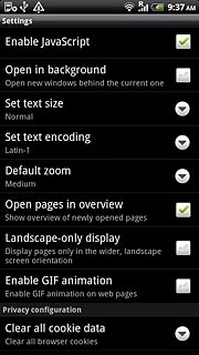 Press Clear all cookie data.