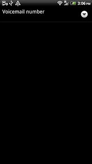 Press Voicemail number.