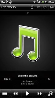 Press the sound quality icon.