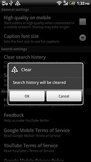 Press OK to confirm.
