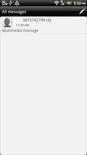 Press the write message icon (a pencil).