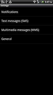 Press Multimedia messages (MMS).