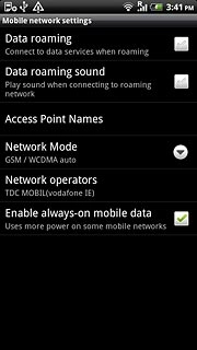 Press Access Point Names.