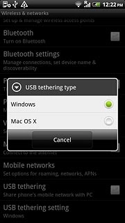 Press Windows or Mac OS X.