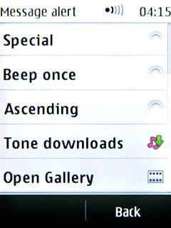If you select Open Gallery:Go to the required folder.