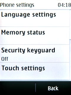 Press Language settings.