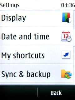 Press Sync & backup.