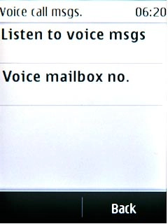 Press Voice mailbox no..