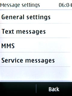 Press Text messages.