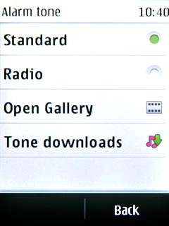 Press Standard or Open Gallery.