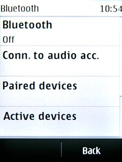 Press Bluetooth.