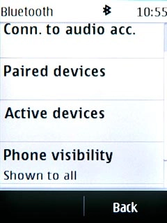 Press Phone visibility.