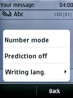 Press Number mode.Key in the required numbers.