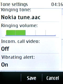 Press Vibrating alert.