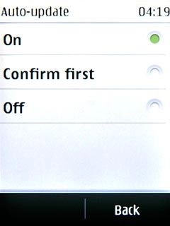 Press On, Confirm first or Off.