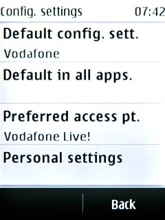 Press Personal settings.