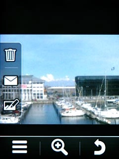 Press the return icon or Back the necessary number of times to return to the list of pictures or video clips.