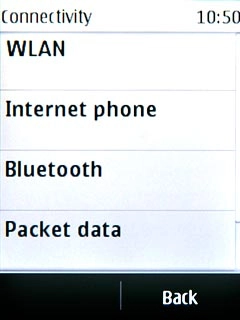 Press WLAN.