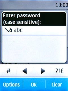 Follow the instructions on the display to select security settings, if required.Press OK.