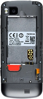 Place your SIM as illustrated and slide it in.