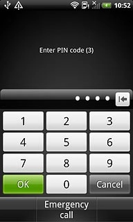 Key in your PIN and press OK.