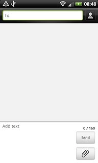Press To.Key in the first letters of the required contact.Matching contacts are displayed.