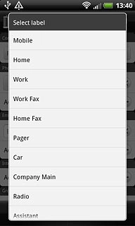 Press the required number type.
