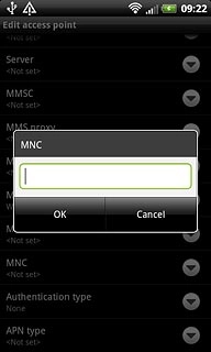 Key in 06 and press OK.