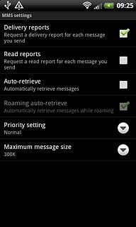 When the box next to the menu item is ticked (V), the function is turned on.