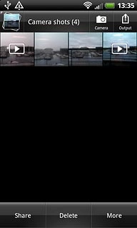 Go to the required folder.Press and hold the required file until a pop-up menu is displayed.