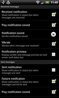 Press Notification sound.