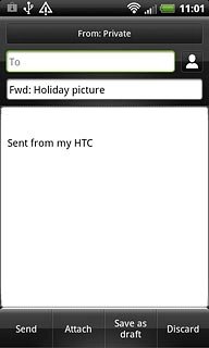 Press To.Key in the first letters of the required contact.Matching contacts are displayed.