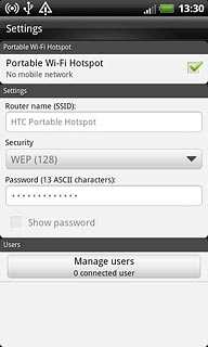 When the box next to the menu item is ticked (V), the function is turned on.
